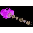 UNISTAR 2000-A, 2800 min-1, 230/400 V; Impellerpumpe mit...