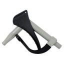PVDF-Zapfpistole mit FPM Dichtung 1" Anschluss DN25