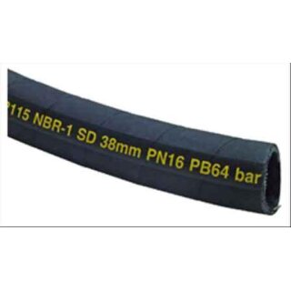 Diesel Saug Druckschlauch  EN12115 25  (1") x 37mm, Stahlspirale