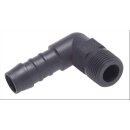 Kunststoff-Winkel 90 °  Gewinde  3/8"  Schlauch...